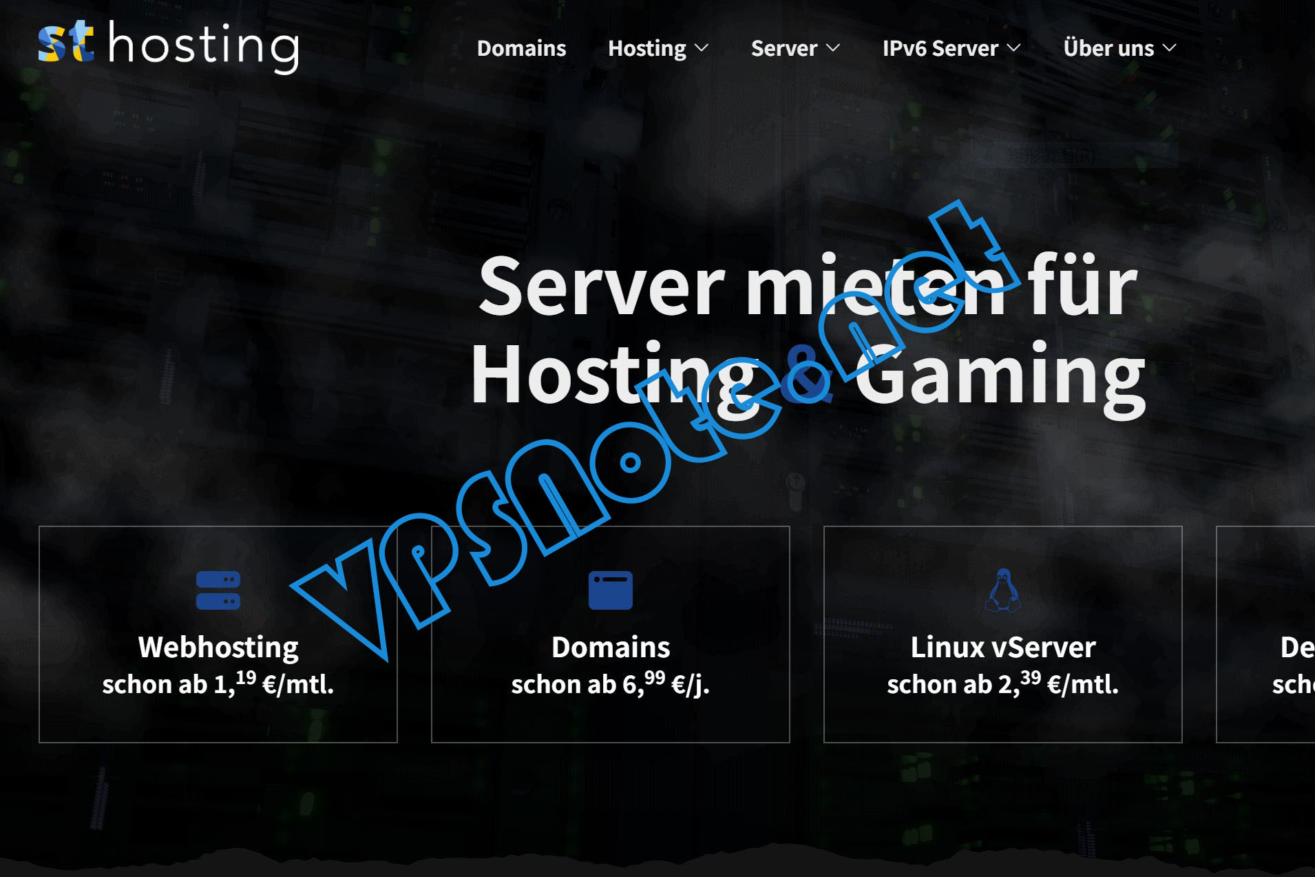 ST-Hosting - 德国VPS，€2.39/月起，解锁Netflix、Disney+、PrimeVideo等流媒体
