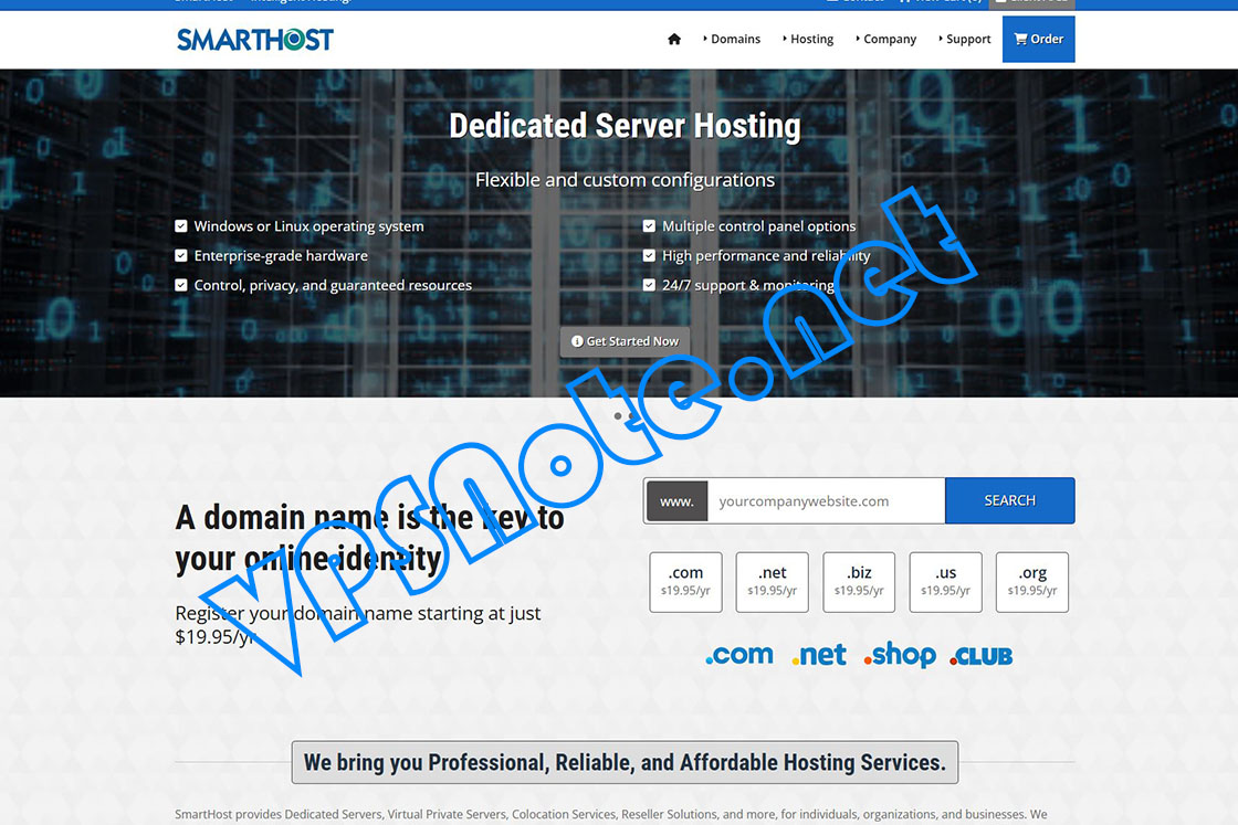 SmartHost - 便宜美国VPS，1G端口，可选1TB大硬盘，可选Windows，每月仅需$2.95起