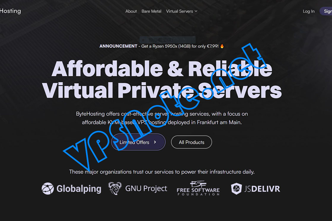 ByteHosting - 德国VPS优惠促销，大内存大流量高配置便宜德国VPS，3G内存/4T流量/DDos防御，仅€3.00/月